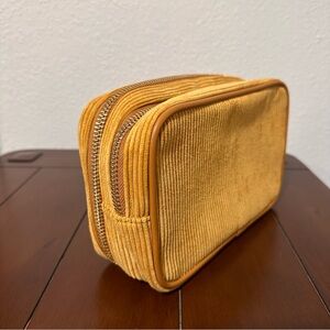 Stoney Clover Lane Double Zip Corduroy Pouch